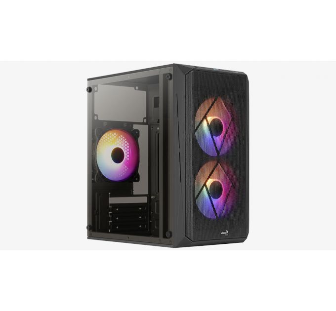 Корпус компьютерный AeroCool Cs-107-A-BK-v2 FRGB Black (4710562759389)