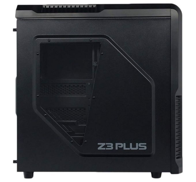 Корпус ATX Zalman Z3 Plus черный, без БП (4x120mm,USB2.0 x 2 + USB3.0,Audio)