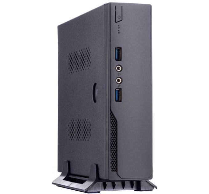 Корпус mini-ITX Foxline FL-103-AD120-DC черный, 120W, 2x USB 3.0, audio, slim