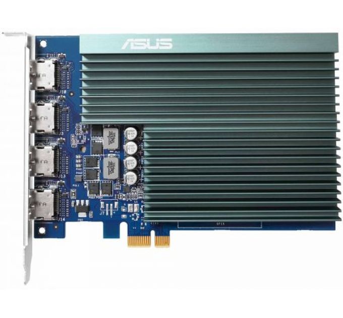 Видеокарта PCI-E ASUS GeForce GT 730 (GT730-4H-SL-2GD5) 2GB GDDR5 64bit 28nm 954/5010MHz 4*HDMI