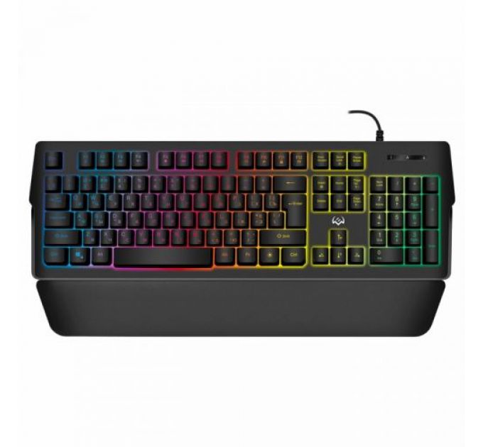 Клавиатура Sven KB-G9400 SV-019594 черная, 104кл, RGB-подсветка, 1.8м