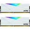 Модуль памяти DDR4 32GB (2*16GB) ADATA AX4U320016G16A-DW50 XPG SPECTRIX D50 RGB white PC4-25600 3200MHz CL16 радиатор 1.35V RTL