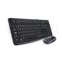 Клавиатура и мышь Logitech Desktop MK120 920-002561 black, USB, RTL