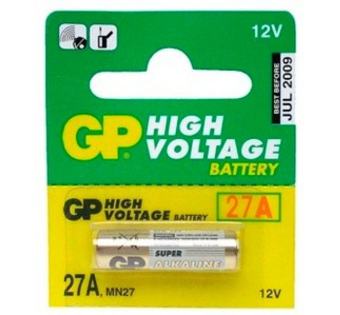 Батарея GP Super Alkaline 27A MN27 (1шт)