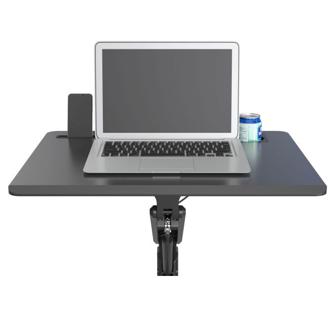 Стол для ноутбука Cactus VM-FDS101B столешница МДФ черный 70x52x105см (CS-FDS101BBK)