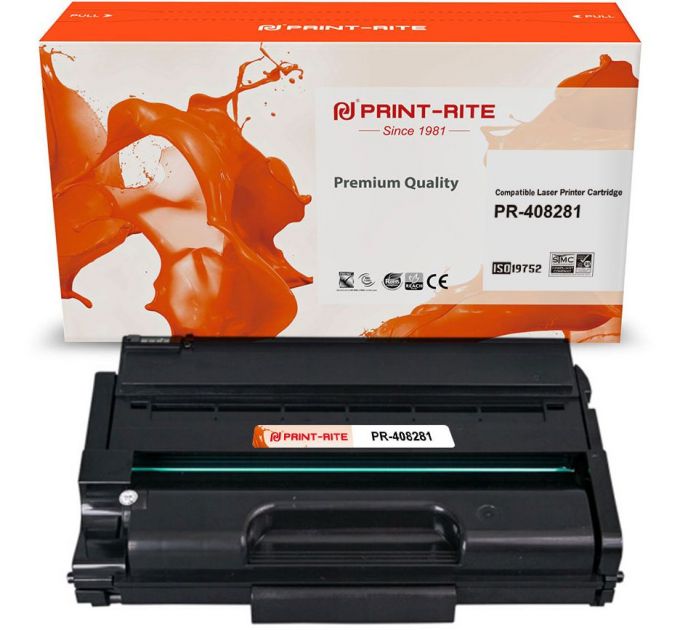 Картридж лазерный Print-Rite TFR806BPU1J PR-408281 408281 черный (7000стр.) для Ricoh Aficio SP 330DN/330SFN/330SN