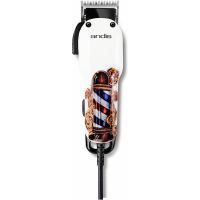 Машинка для стрижки Andis US-1 Fade in Barber Pole Design белый/рисунок (насадок в компл:5шт)