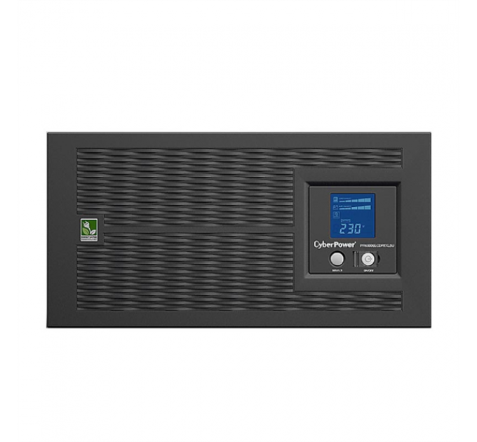 ИБП CyberPower PR6000ELCDRTXL5U, Rackmount, Line-Interactive, 6000VA/4500W, 8 IEC-320 С13, 2 IEC C19 розеток, 1 Hardwire 3-wire USB&Serial, RJ11/RJ45, SNMPslot, LCD дисплей, Black, 0.9х0.5х0.5м., 120кг. CyberPower PR6000ELCDRTXL5U