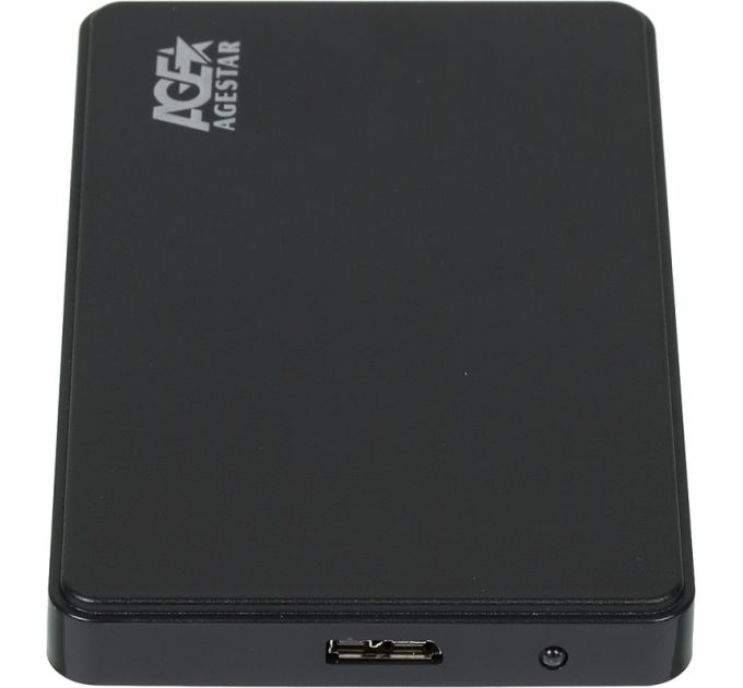 Внешний корпус для HDD AgeStar 3UB2P2 SATA III пластик черный 2.5;