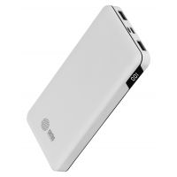 Мобильный аккумулятор Cactus CS-PBFSKT-10000 10000mAh 2.1A 2xUSB белый