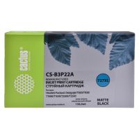 Картридж струйный Cactus №727 CS-B3P22A черный матовый (130мл) для HP DJ T920/T1500/T2530