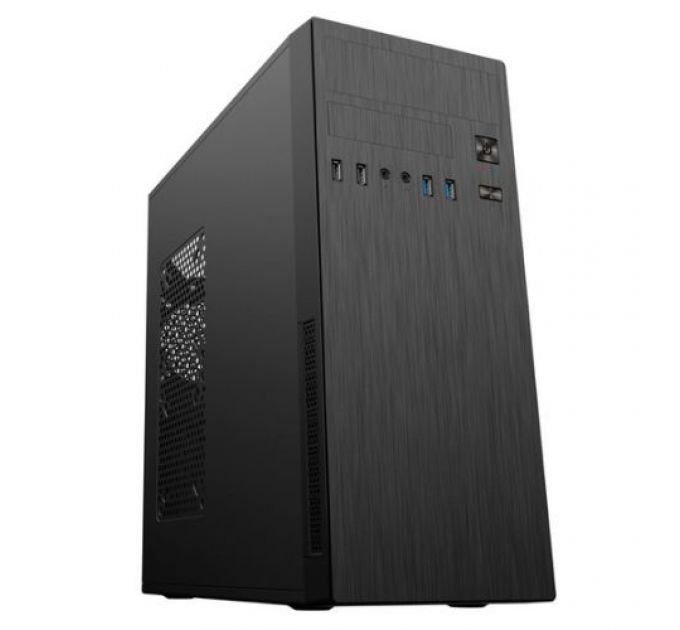 Корпус ATX Powerman/Inwin DA812BK 6131895 черный, 500W, USB3.0x2, USB2.0x2, audio