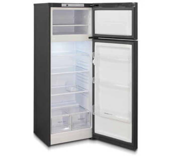 Холодильник с морозильником Бирюса W6035 серый