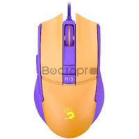Мышь A4Tech Bloody L65 Max желтый/фиолетовый оптическая (12000dpi) USB