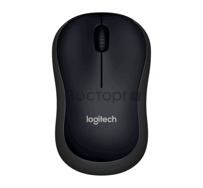 Мышь Logitech B220 черный оптическая (1000dpi) беспроводная USB