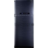 Холодильник Sharp 167.2x70x72, объем камер 329+108, No Frost, морозильная камера сверху, черный