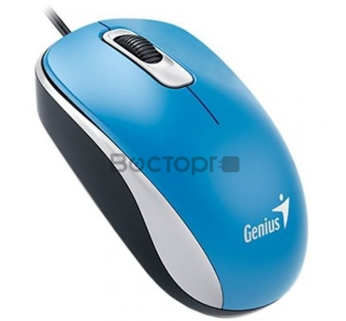 Мышь Genius Mouse DX-110 ( Cable, Optical, 1000 DPI, 3bts, USB ) Blue