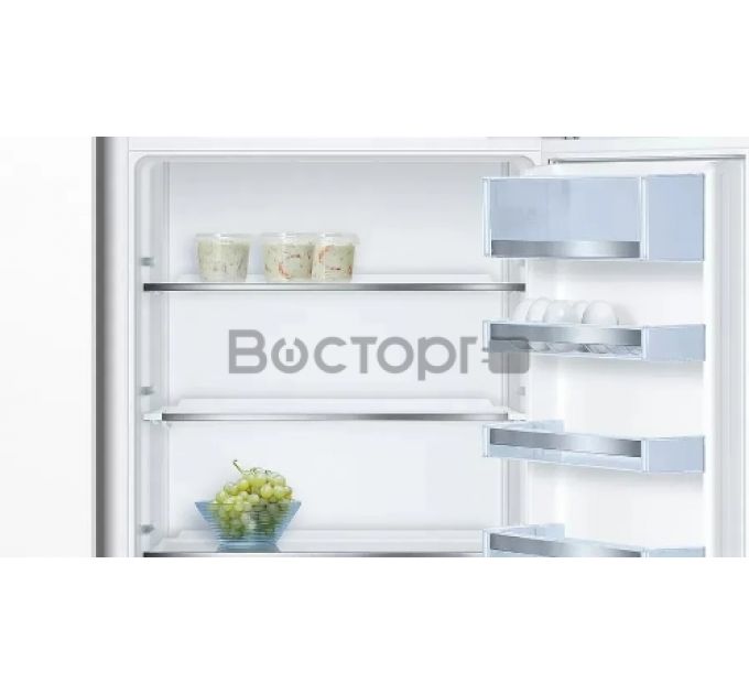 Холодильник Bosch KIS87AF30U белый (двухкамерный), встраиваемый