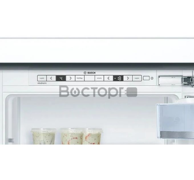 Холодильник Bosch KIS87AF30U белый (двухкамерный), встраиваемый