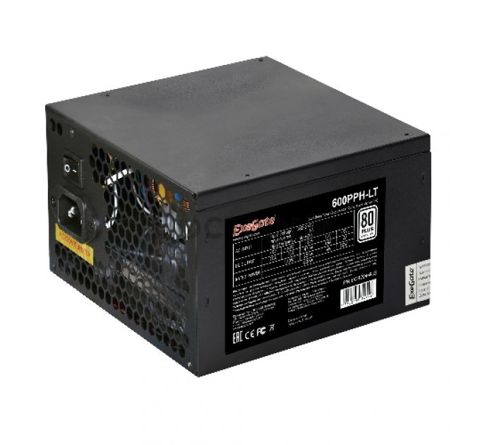 Блок питания 600W ExeGate 80 PLUS® 600PPH-LT