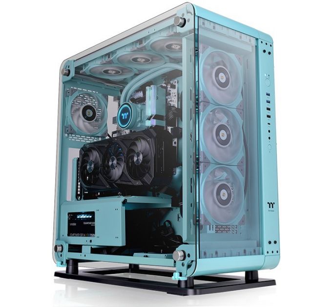 Корпус компьютерный Thermaltake отсутствует бирюзовый (CA-1V2-00MBWN-00)