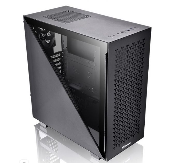 Корпус ATX Thermaltake Divider 300 TG Air CA-1S2-00M1WN-02 черный, без БП, окно из закаленного стекла, 2*120mm fan, Type-C , 2*USB 3.0, audio