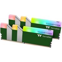 Модуль памяти DDR4 16GB (2*8GB) Thermaltake RG28D408GX2-3600C18A TOUGHRAM RGB green PC4-28800 3600MHz CL18 радиатор 1.35V RTL