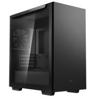 Корпус mATX Deepcool MACUBE 110 BK без БП, боковое окно (закаленное стекло), черный