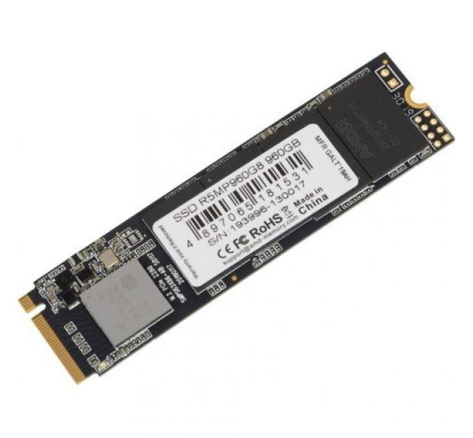 Накопитель SSD M.2 2280 AMD R5MP960G8 960GB PCI-E x4 NVMe 3D TLC 2100/1900MB/s IOPS 248K/233K