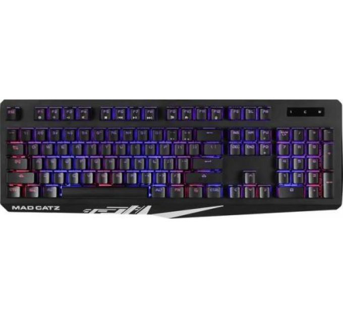 Клавиатура Mad Catz S.T.R.I.K.E. 2 KS13MRUSBL000-0 чёрная (мембрана, RGB подсветка, аллюминиевая рама, USB)