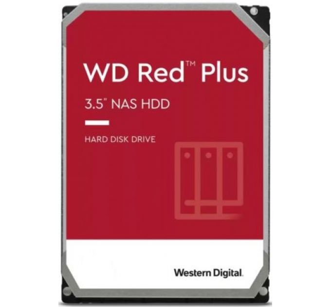 Жесткий диск 12TB SATA 6Gb/s Western Digital WD120EFBX Red Plus 3,5" 7200rpm 256MB NAS Edition