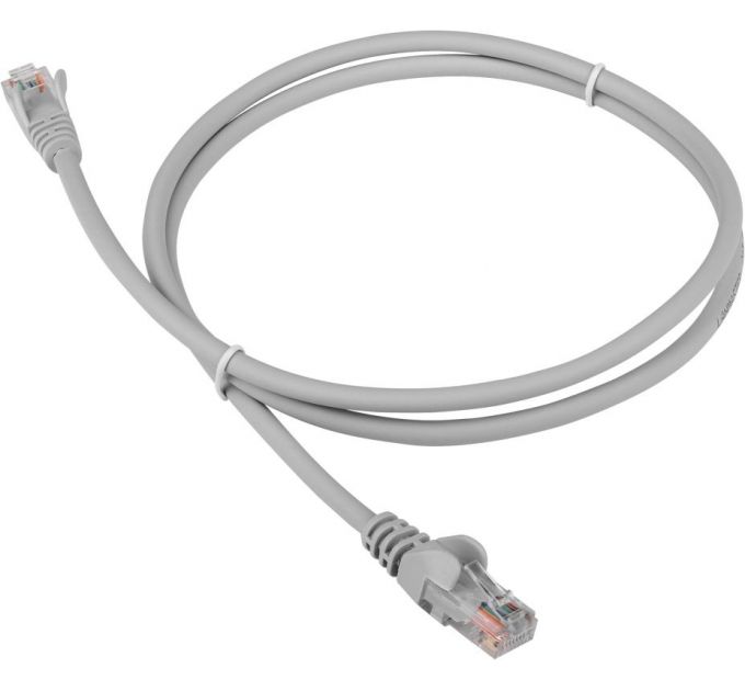 Патч-корд Lanmaster LAN-PC45/U5E-1.5-GY UTP вилка RJ-45-вилка RJ-45 кат.5е 1.5м серый LSZH (уп.:1шт)