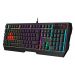 Клавиатура A4Tech Bloody B140N черный USB Multimedia for gamer LED (подставка для запястий) (B140N)
