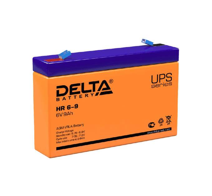 Аккумуляторная батарея Delta HR 6-9