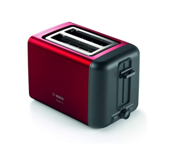 Тостер Bosch DesignLine TAT3P424 Red/Black