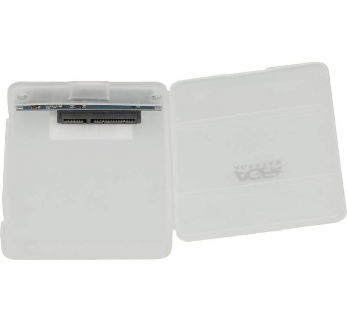 Внешний корпус для HDD/SSD AgeStar 31UBCP3 SATA пластик белый 2.5;