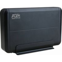 Внешний корпус для HDD AgeStar 3UB3O8 SATA пластик/алюминий черный 3.5;