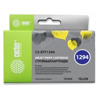 Картридж струйный Cactus CS-EPT1294 желтый (10мл) для Epson B42/BX305/BX305F/BX320/BX525/BX625/SX420/SX425/SX525/SX623