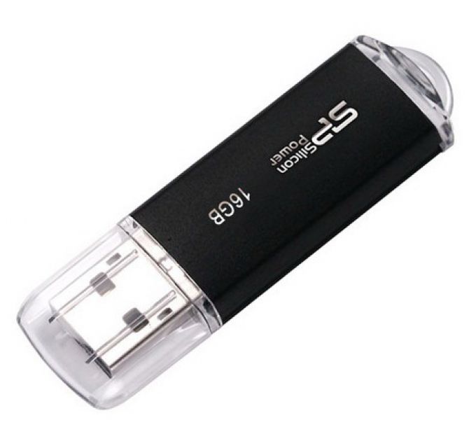 Флеш Диск Silicon Power 16Gb Ultima II-I Series SP016GBUF2M01V1K USB2.0 черный