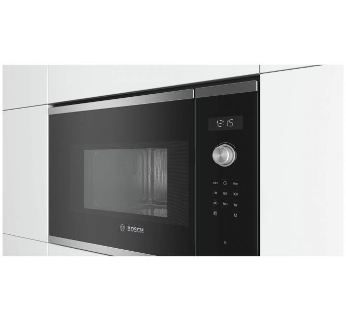 Встраиваемая микроволновая печь Bosch Serie 6 BFL524MS0 Black/Silver