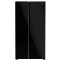 Холодильник (Side-by-Side) Hyundai CS5003F Black Glass