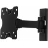 Кронштейн для телевизора Ultramounts UM860 черный 13"-27" макс.20кг настенный поворот и наклон