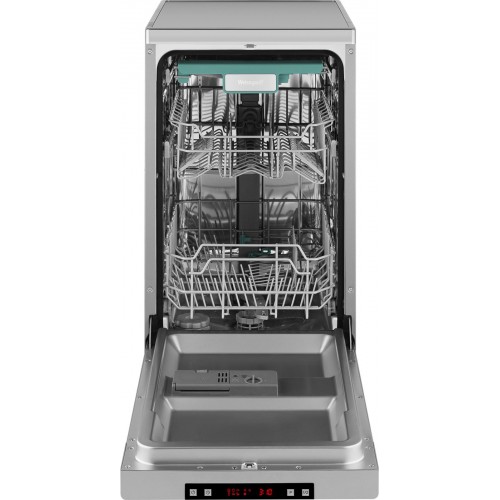 Посудомоечная машина Weissgauff DW 4015 серебристый (узкая)