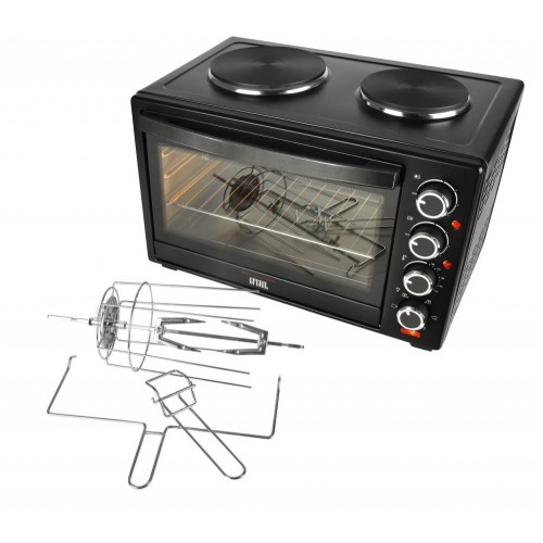 Мини-печь GFGril GFO-40 HOT PLATES 38л. 1600Вт черный