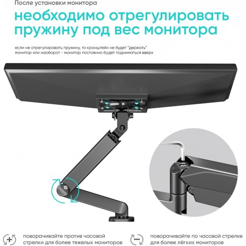 Кронштейн для телевизора Onkron G150 черный 13-34, макс. 8кг, настенный, поворотный и наклонный