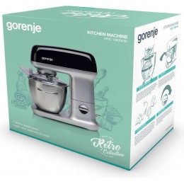Кухонная машина Gorenje MMC1000RLBK планетар.вращ. 1000Вт черный