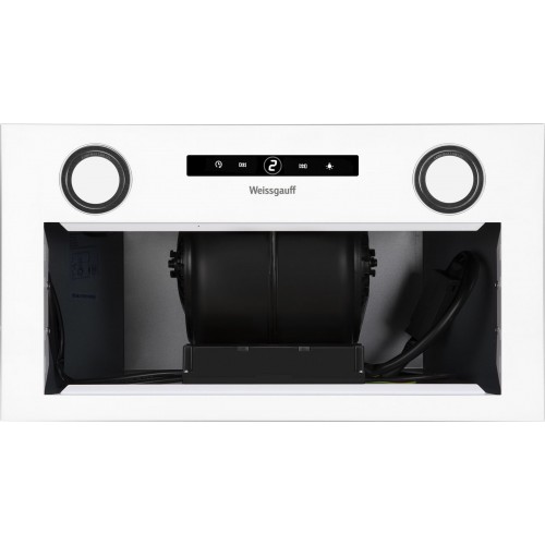 Вытяжка встраиваемая Weissgauff BOX 1200 WH белый управление: сенсорное (1 мотор)