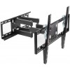 Кронштейн для телевизора Kromax OPTIMA-409 черный 32"-65" макс.45кг настенный поворотно-выдвижной и наклонный
