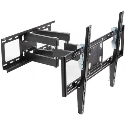 Кронштейн для телевизора Kromax OPTIMA-409 черный 32"-65" макс.45кг настенный поворотно-выдвижной и наклонный