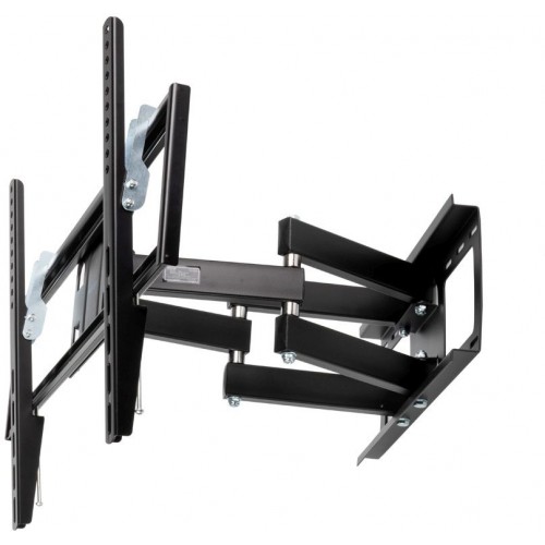 Кронштейн для телевизора Kromax OPTIMA-409 черный 32"-65" макс.45кг настенный поворотно-выдвижной и наклонный